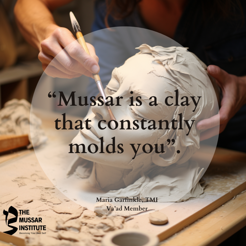 Mussar is a clay (Instagram Post)